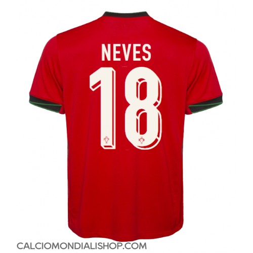 Maglie da calcio Portogallo Ruben Neves #18 Prima Maglia Europei 2024 Manica Corta